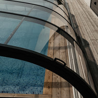 Gullberg & Jansson pooltak Nova Comfort 3x7,5 m pool med sarg